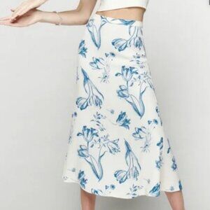 Reformation Bea Skirt Lisse - Size 2 Never Worn